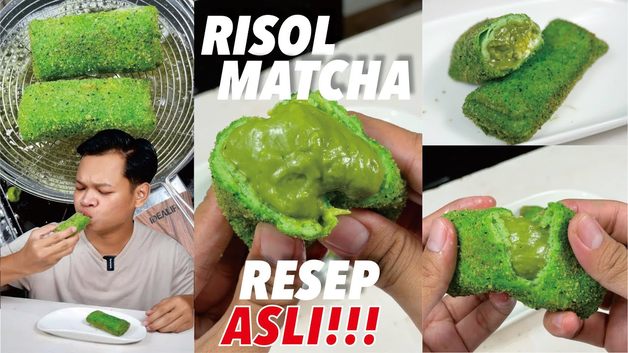 RESEP ASLI!!! RISOL MATCHA PASTRY CREAM TER ENAK 💚