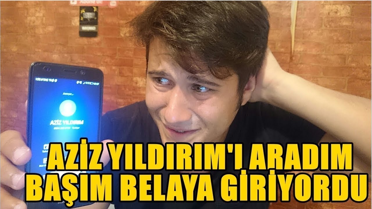 AZİZ YILDIRIM SESİYLE AZİZ YILDIRIMI TROLLEDİM !