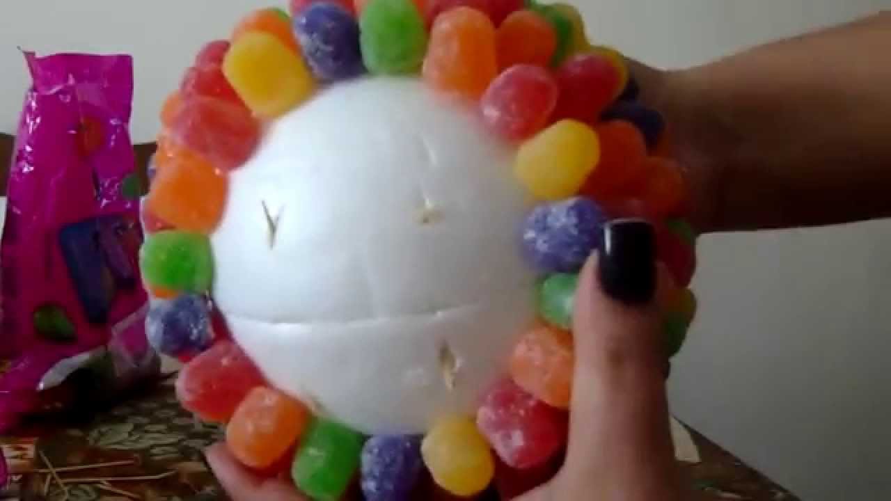 DIY: Enfeite com jujubas *Festa Infantil*