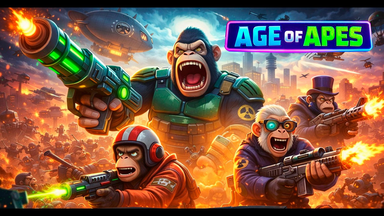 Age Of Apes Challenge Monkey Runner Speedrun #shorts #funny #roblox