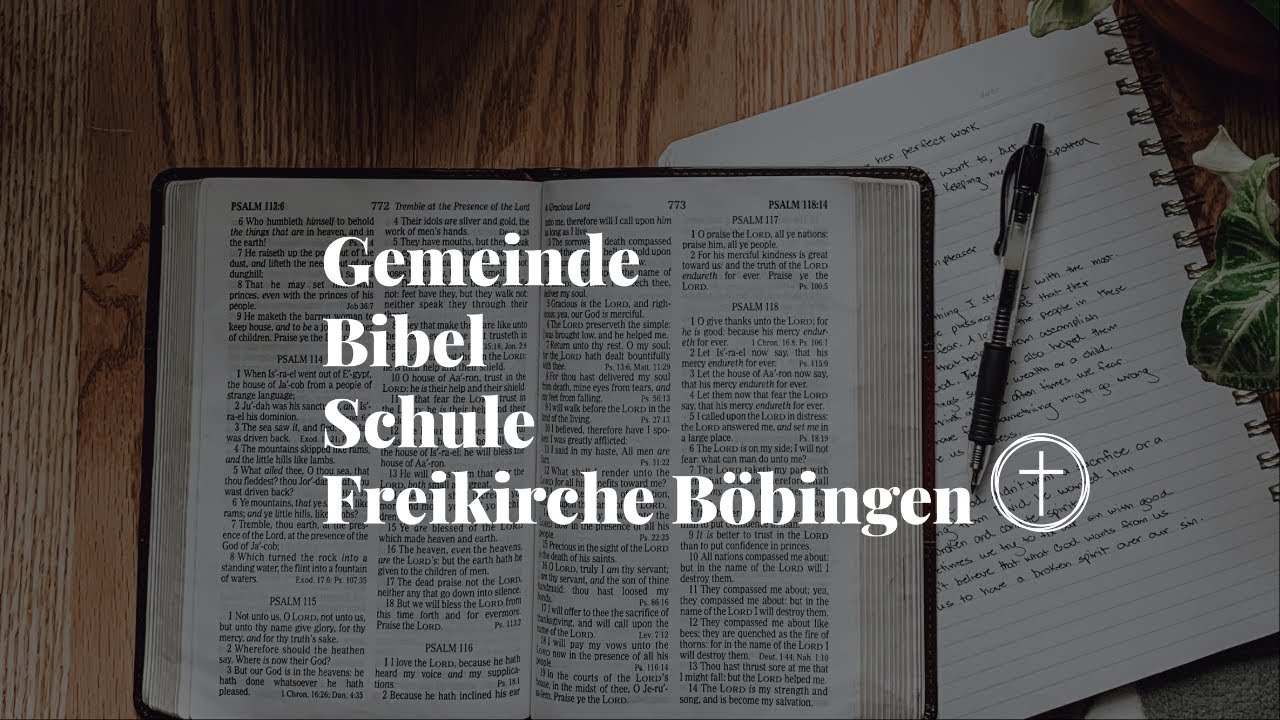 Gemeindebibelschule 07.03.2026 | LIVESTREAM | Evangelische Freikirche Böbingen