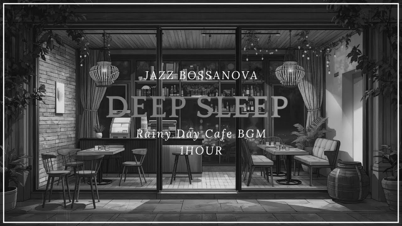 Deep Sleep | 雨の日カフェBGM | Study, Relax, Focus Jazz【1h】