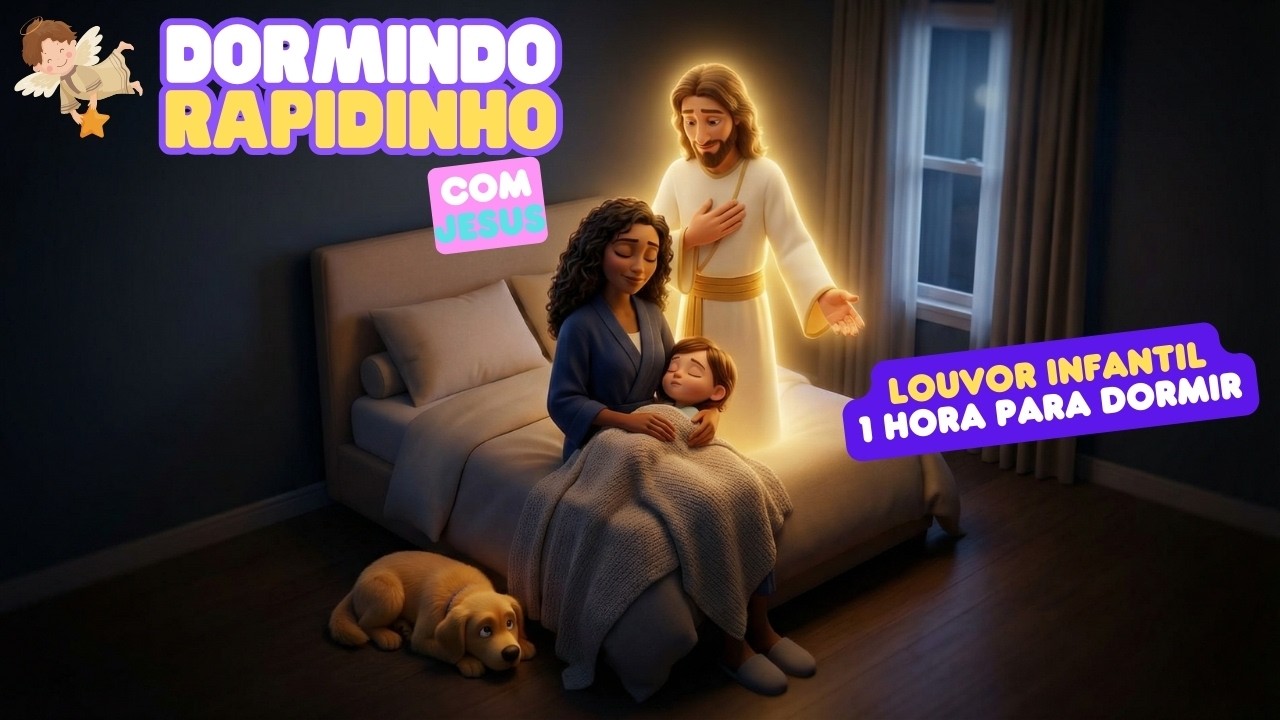 Canções de Ninar | Música Infantil Gospel Para Acalmar e Dormir em Paz com Jesus