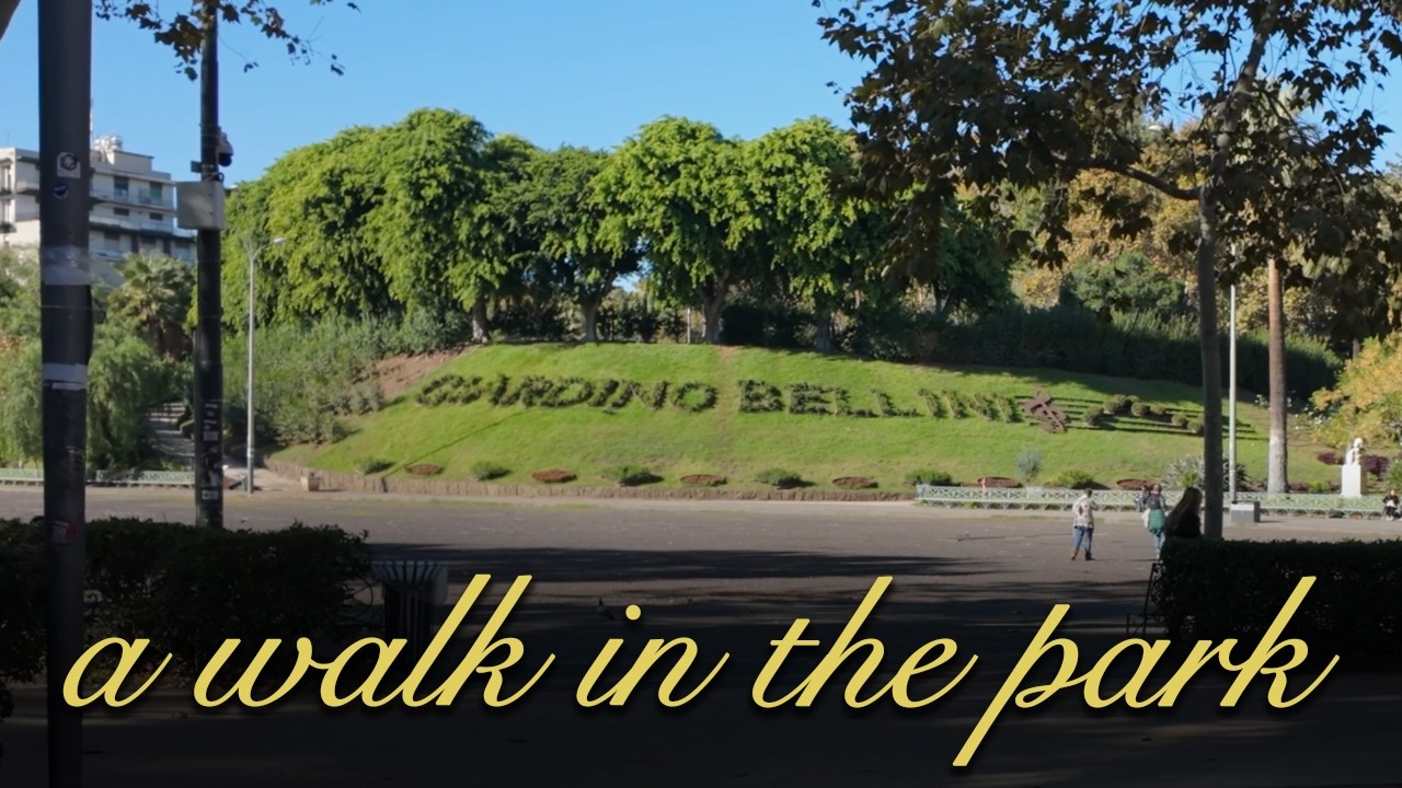 Прогулка по улицам Сицилии: сад Беллини + Катания | TayiaIRL