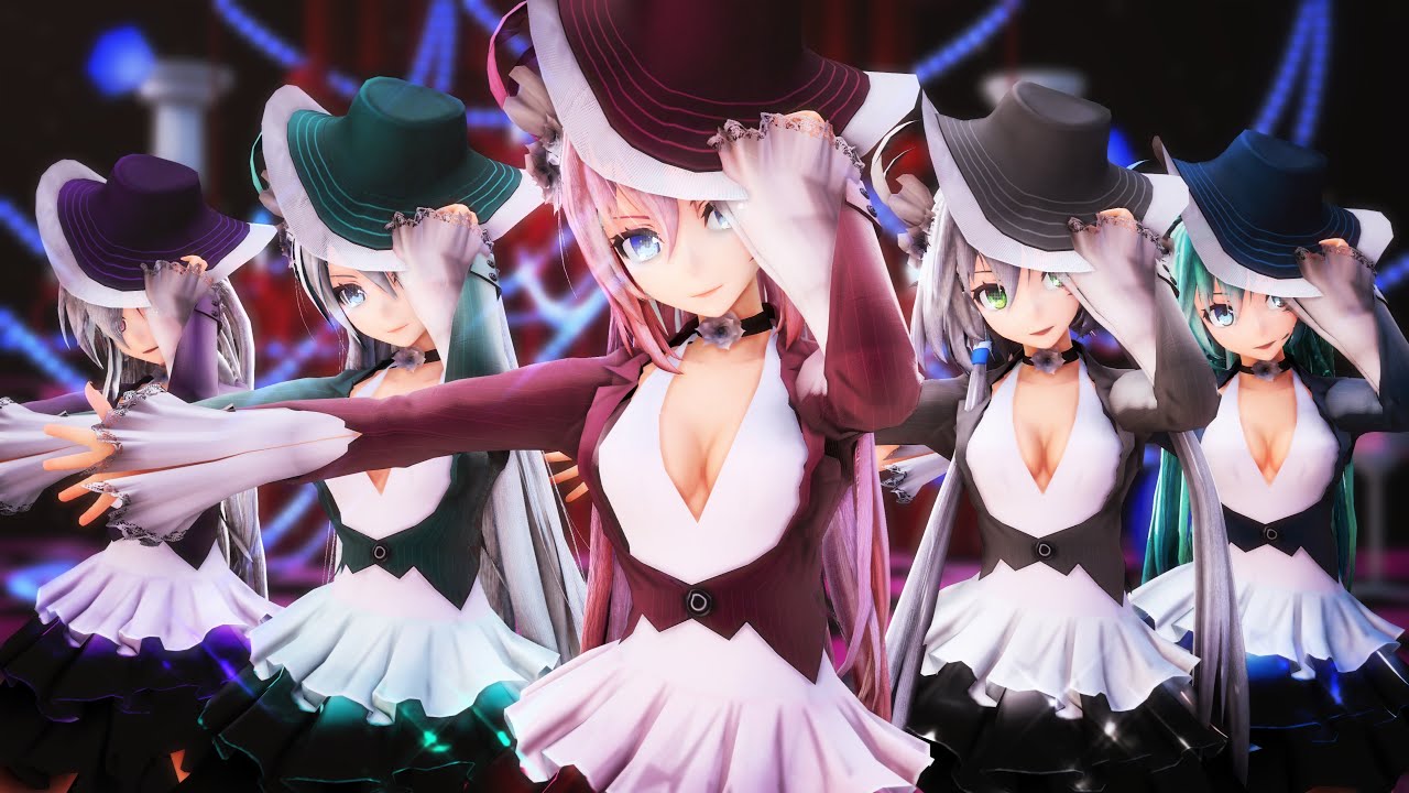 【MMD】一騎当千-Ikkitousen-【Luka×Haku×Miku×言和×洛天依】