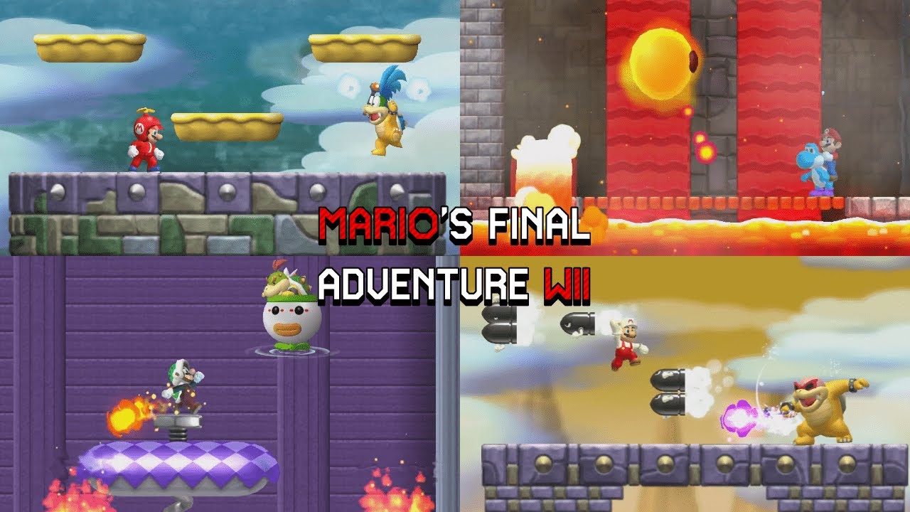 All TOWERS & CASTLES Mario's Final Adventure.Wii