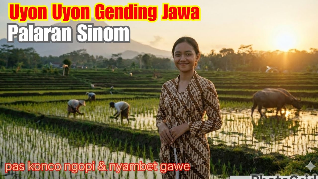 Uyon Uyon  Gending Jawa Pengantar Tidur  Gending klasik Palaran sinom #suasanadesa #gendingjawa