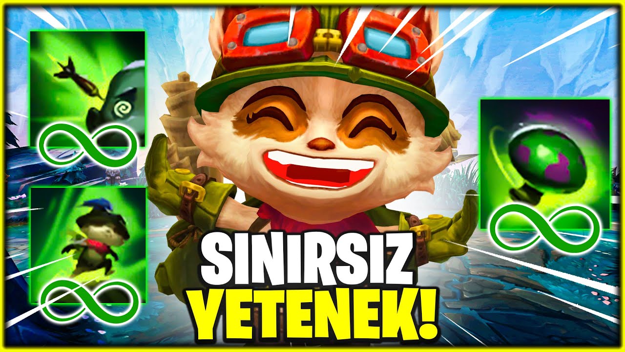 SINIRSIZ Q+MANTAR BEKLEME SÜRESİNDE AZALMA TEEMO V2! (2 MAÇ)