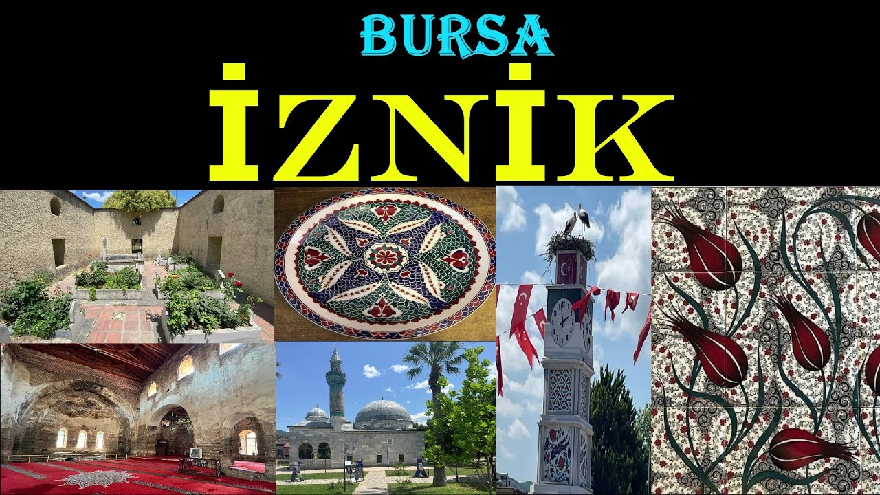 İZNİK'DE AYASOFYA CAMİİ, İZNİK ÇİNİSİ VE FIRINLARI ,ROMA TİYATROSU,İZNİK GÖLÜ'NÜ GÖRELİM KEŞFEDELİM.