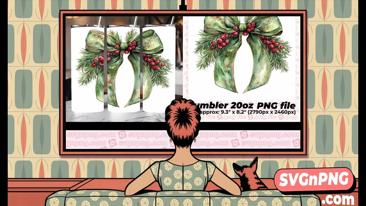 Charming Christmas Ribbon PNG file - Studio-Quality Digital Asset