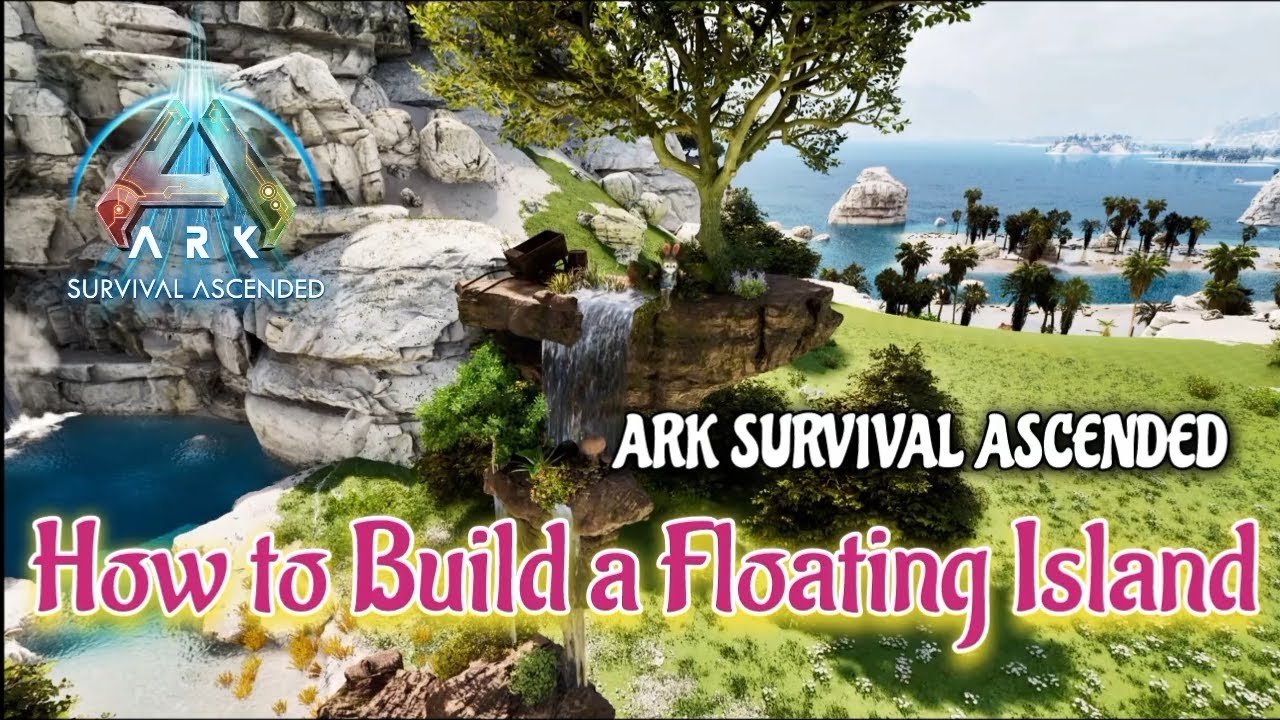 【ARK】ASA アストレオス編 #29「空中建築 : 浮島の作り方」How to Build a Floating Island /Astreos