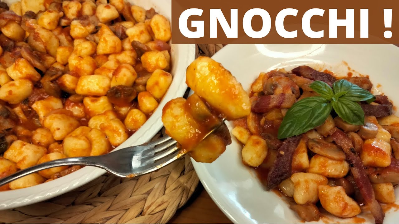 A legfinomabb gomb&aacute;s gnocchi! 🥰🍝🍅Gnocchi ai funghi super buoni! 😍😍😍 Mushroom Gnocchi recipe!