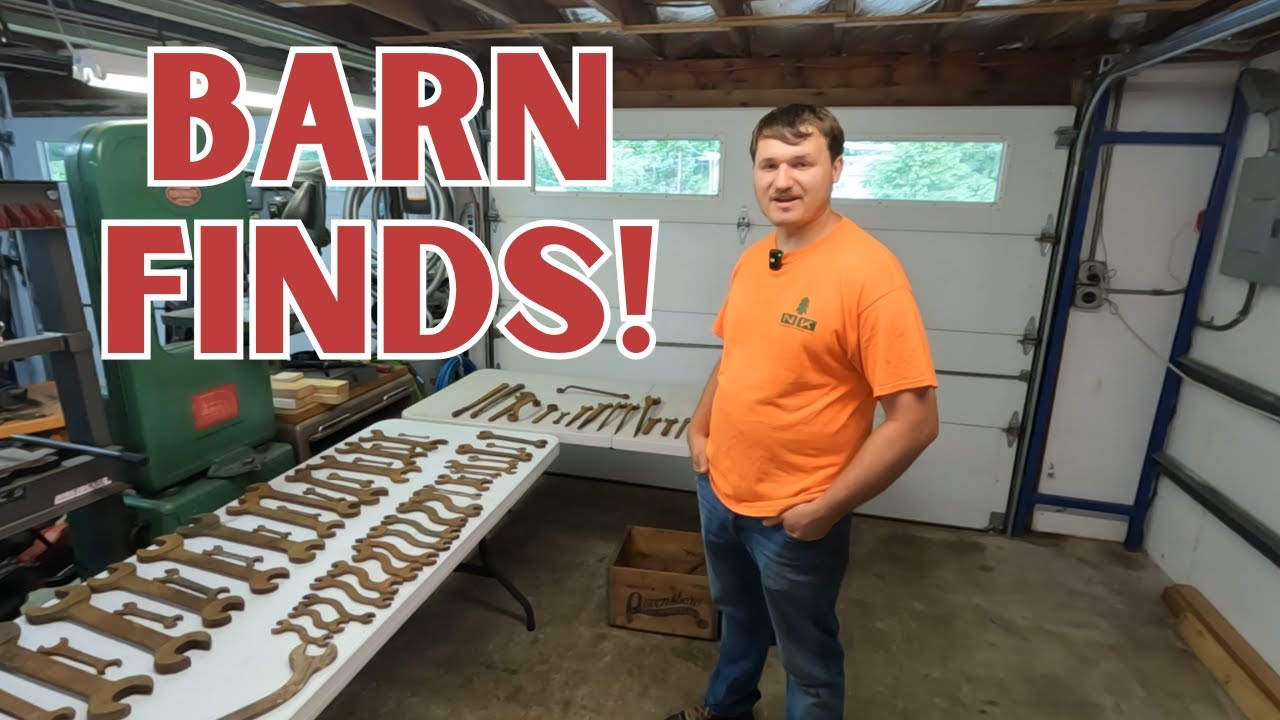 100 Year Old Wrenches Found at Barn Sale - Antique Tool Haul!