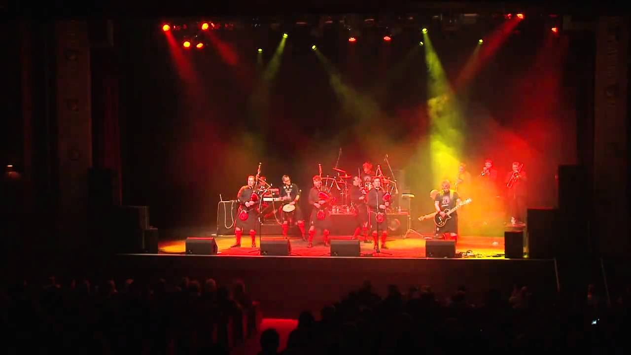 Red Hot Chilli Pipers Its a Long Way to the Top intro HD