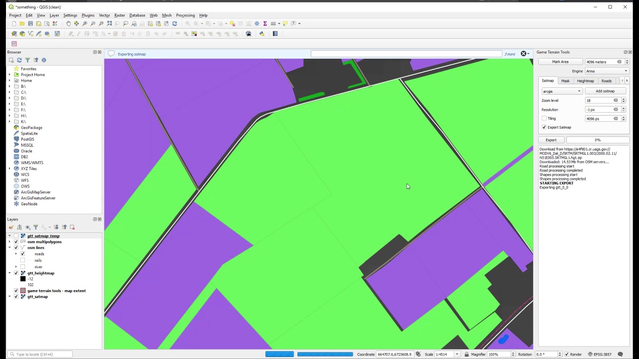 QGIS Game terrain tools