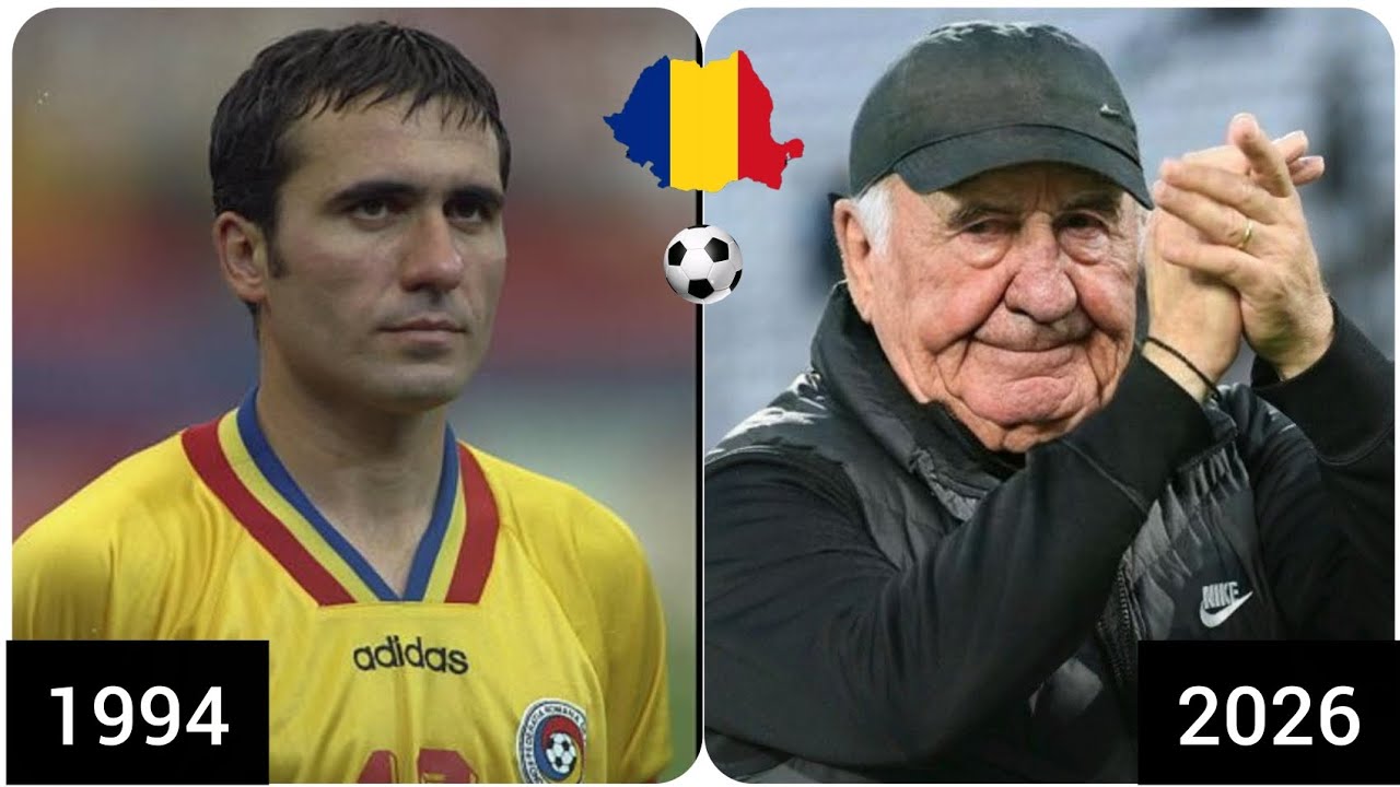 🇷🇴 Romania Football Players in the 1994 World Cup 🏆 Then and Now 