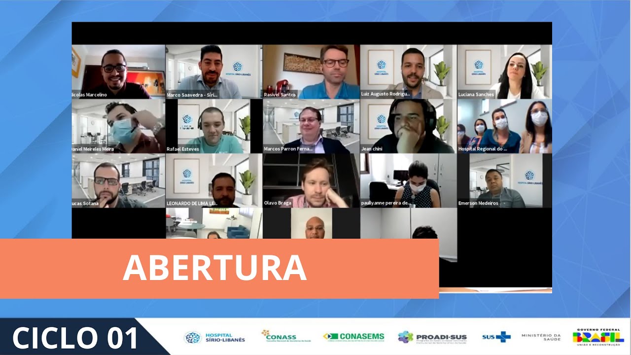 Fórum de abertura - Transformação Lean nos Hospitais - Ciclo 01