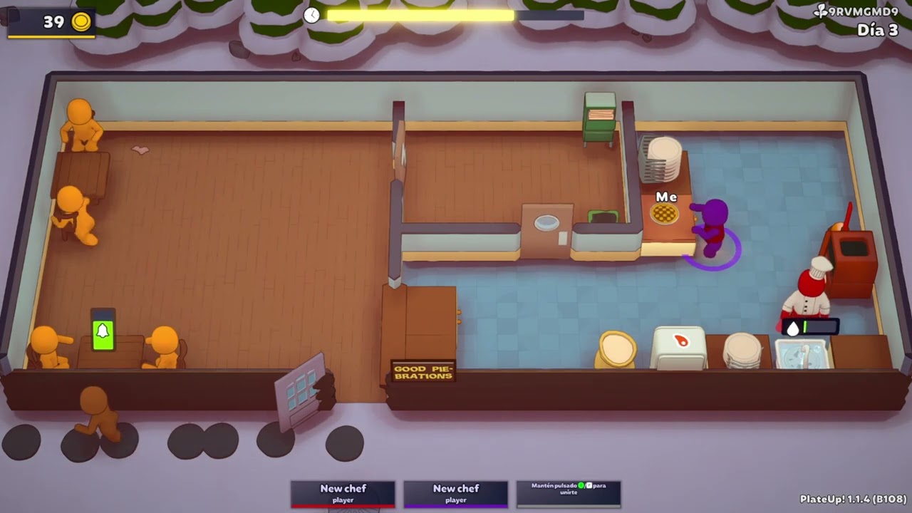 ESTA COCINA ES UN CAOS // Plate up coop // Gameplay español