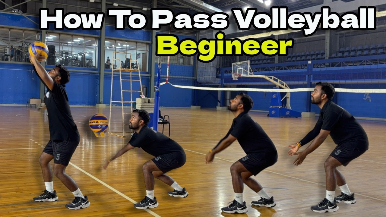 How To Pass Volleyball Beginners || Underhand & Finger ||  @abvolleyball