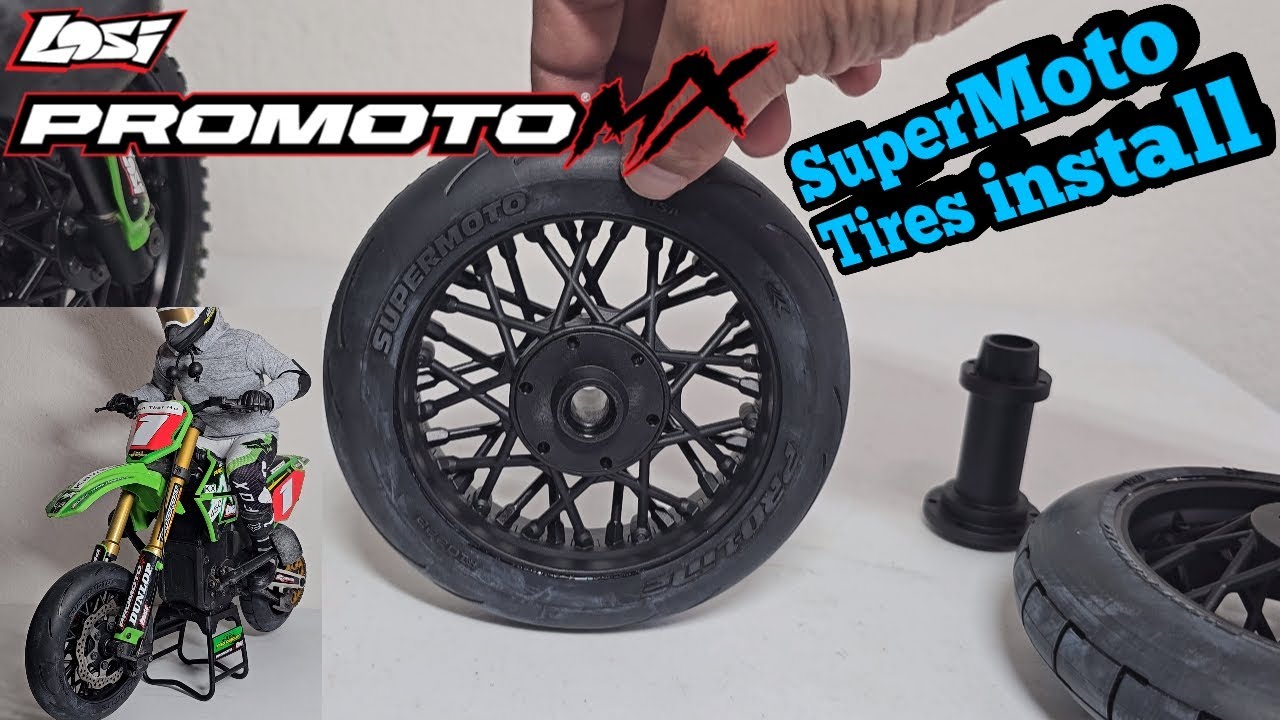 Losi Promoto MX gets Proline Supermoto Tires!