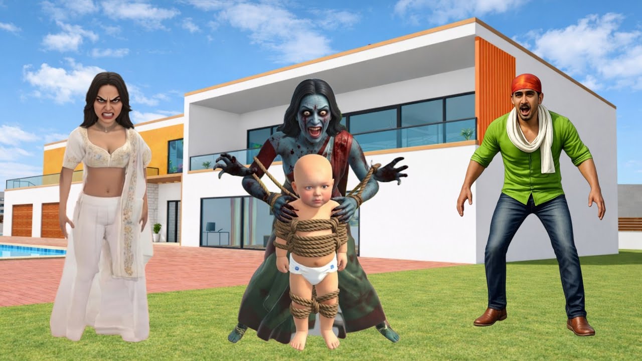 Munna ko pakad ke le gayi kamla dayan 😱 Indian theft auto simulator game 🥲