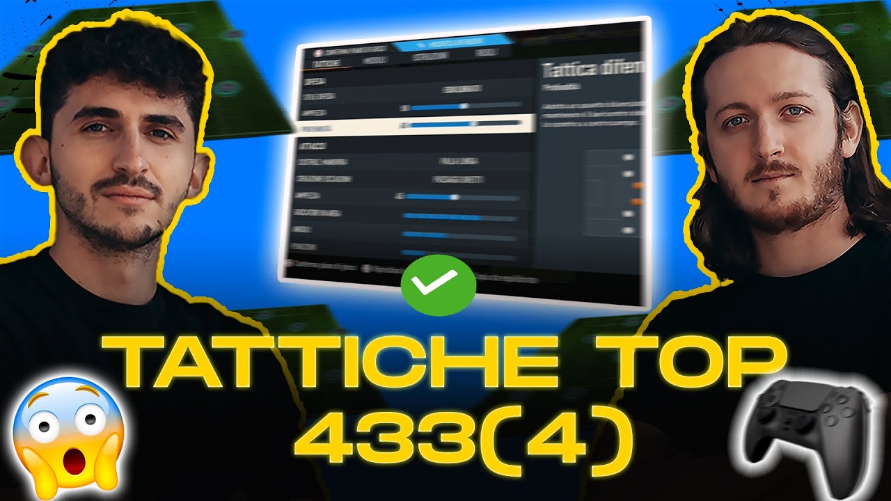 TATTICHE 433(4) PER GIOCARE BENE ! - Tattiche e istruzioni non DE LABBORATORIO!