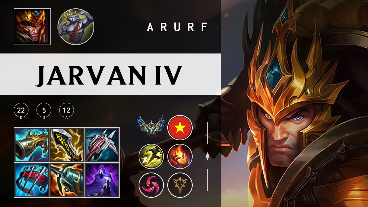 Jarvan IV ARURF - VN Challenger Patch 26.04