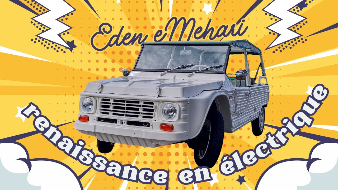 Eden eMehari : la renaissance de la mythique voiture de plage !