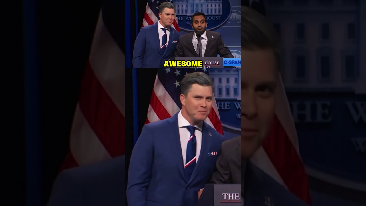 Дерзкое вступительное слово Aziz Ansari на SNL в образе Kash Patel! 🔥 #смешно #политикасша #трамп