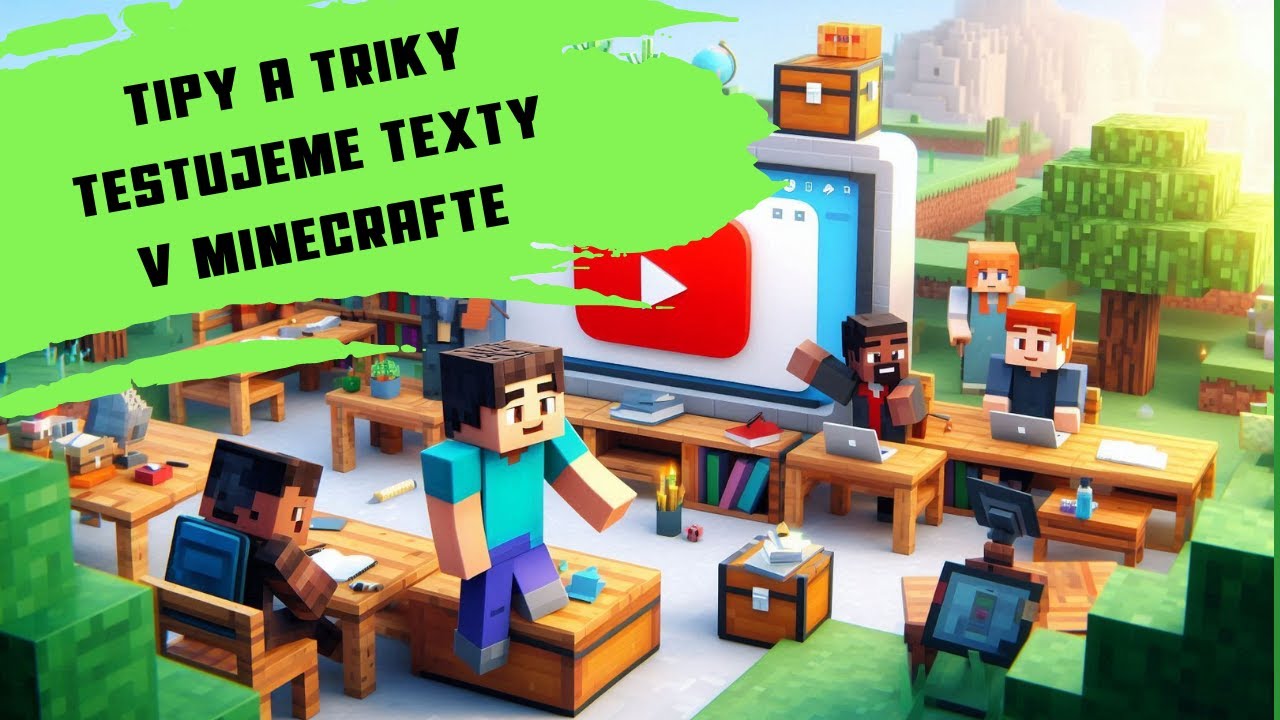 Tipy a Triky - Testujeme texty v Minecrafte