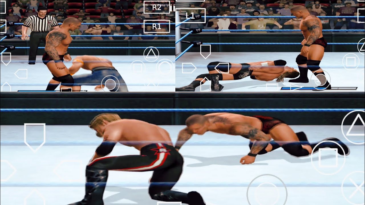 WWE Randy ortan vs three super stars|| WWE 2011(Android)gameplay #wwe #randyorton