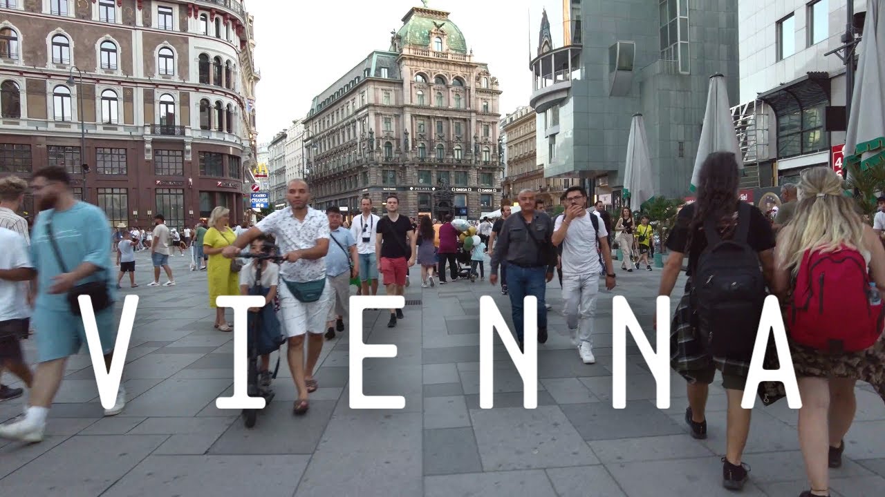 Vienna, Evening Walking Tour 4K UHD