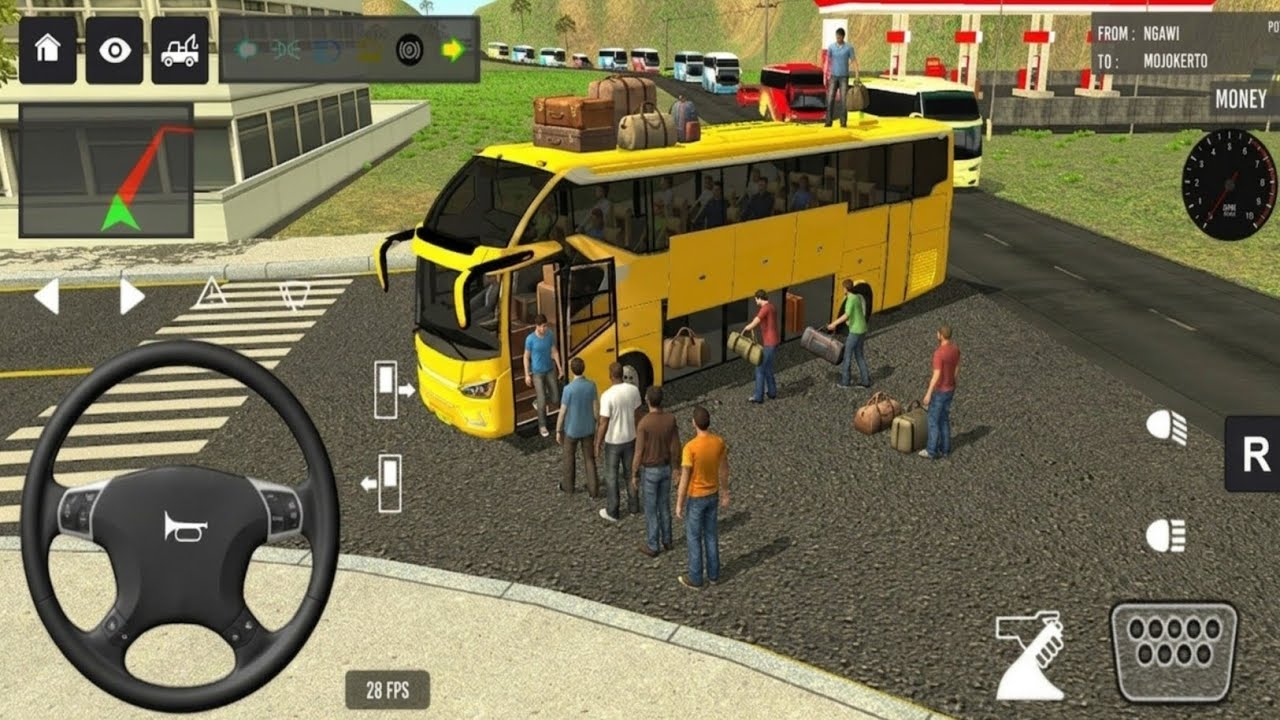 Indonesia Double Decker Bus Driving 😍🔥 | Euro Coach Bus Simulator Android Gameplay part 71