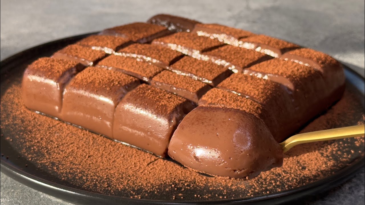 Az ərzaqla asan şirniyyat necə hazırlanır. Kakaolu ləzzət kubları!