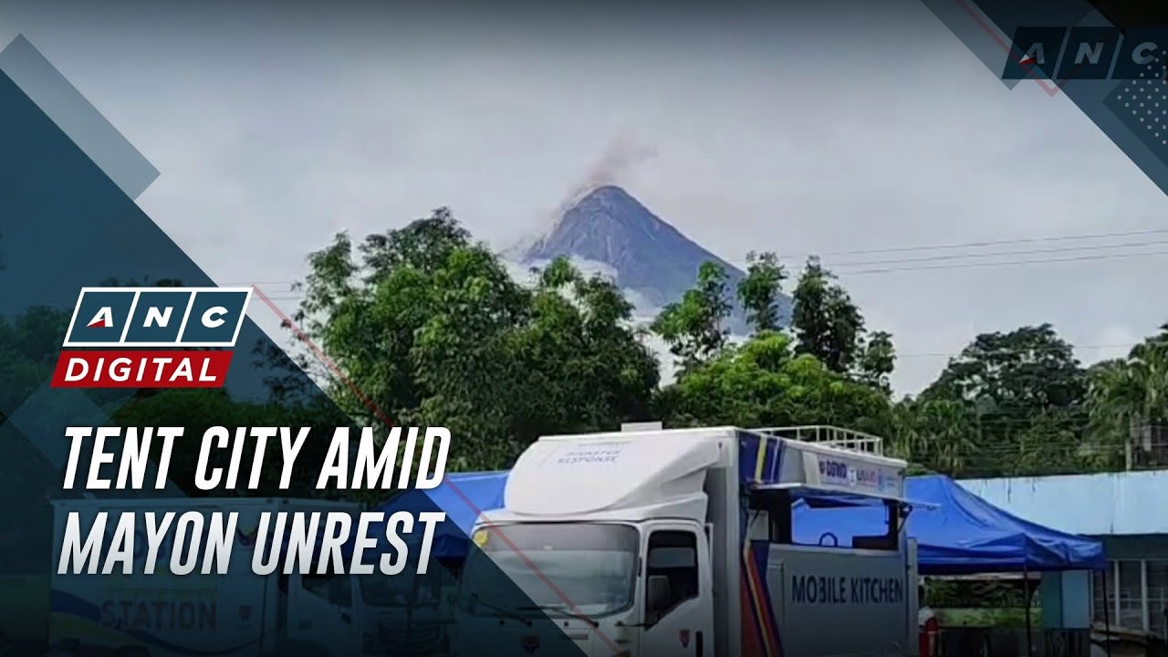 Malilipot, Albay to put up tent city for Mayon evacuees amid volcano&rsquo;s unrest | ANC