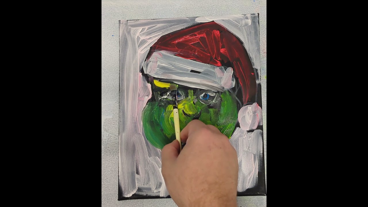 in 15 Minuten Bild malen #art #malenlernen #painting #maltutorial #kleineschritte
