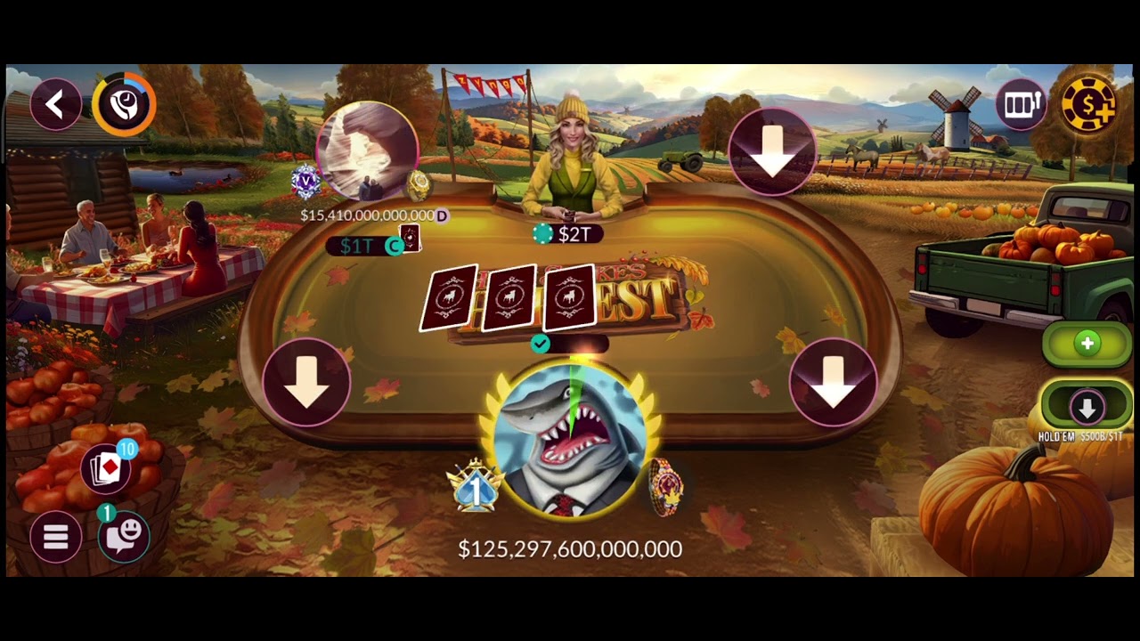 Zynga Poker High Stakes #1 - 500B/1T