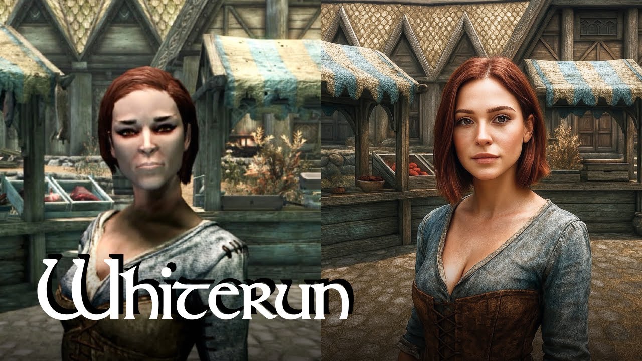 Whiterun in REAL LIFE! Skyrim REALISM Remastered by AI!