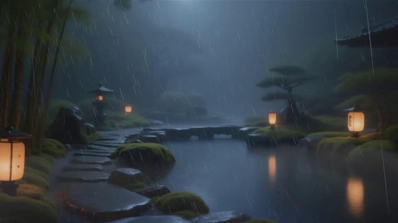 24h Calm and Relaxing Japanese Music and Nature Sounds For Sleep