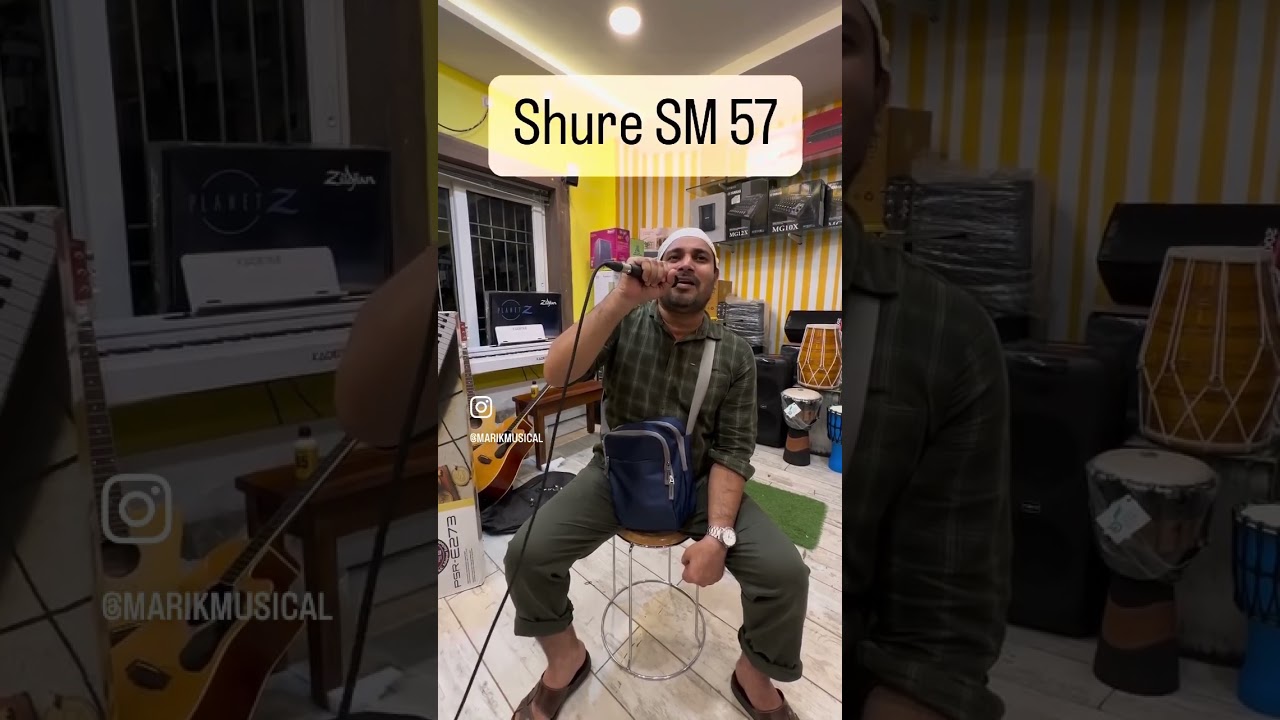 Shure Sm58 VS Shure SM57 VS Sennheiser e945 || Live Microphone Testing with @RanjanGaanMusic