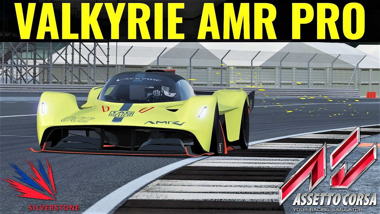 Aston Martin Valkyrie AMR PRO | First Flying Lap at Silverstone | Assetto Corsa