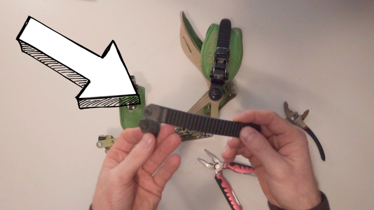 How to Fix Broken Snowboard Strap on Bindings