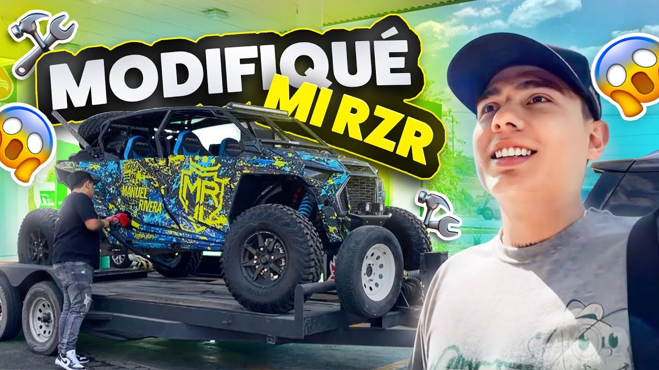 MODIFIQUE MI RZR Y NOS VAMOS A LA RUTA😱 | ManuelRivera11