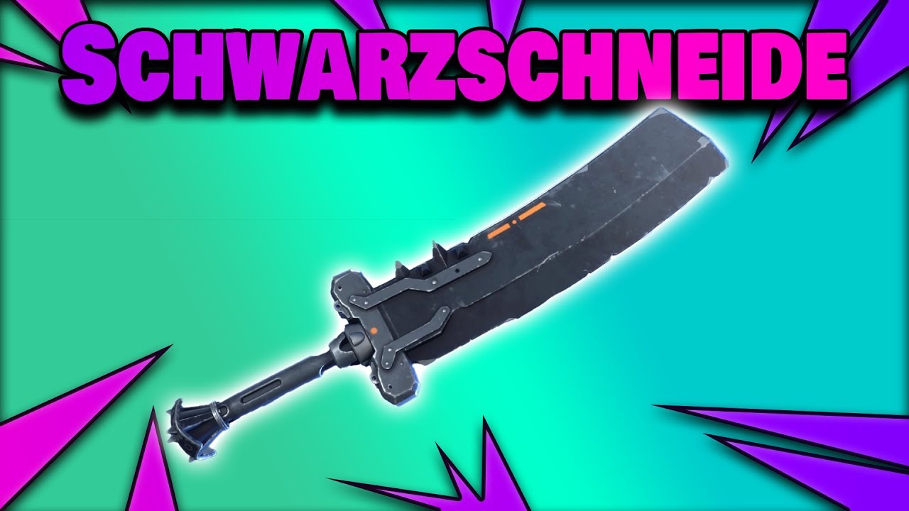 Schwarzschneide - Schwarzes Metall Waffenset (SAU NICE) | Fortnite Rette die Welt