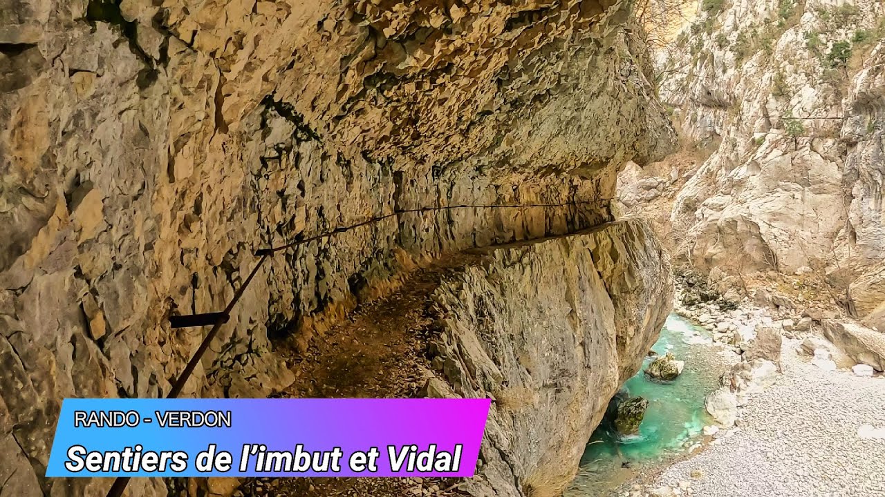Rando Verdon - Sentiers de l'Imbut et Vidal