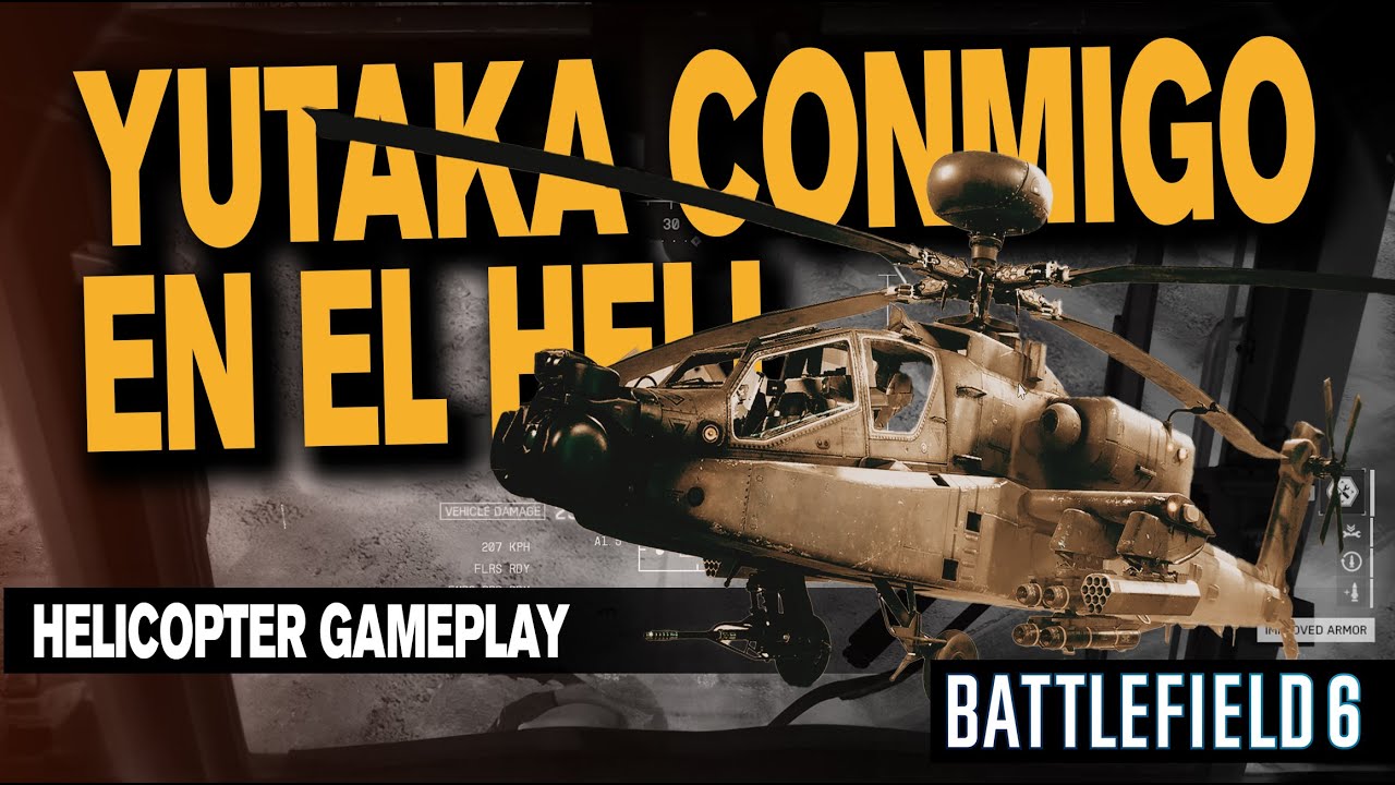 Battlefield 6 - YUTAKA MI GUNERO EN EL HELICOPTERO| FULL GAMEPLAY