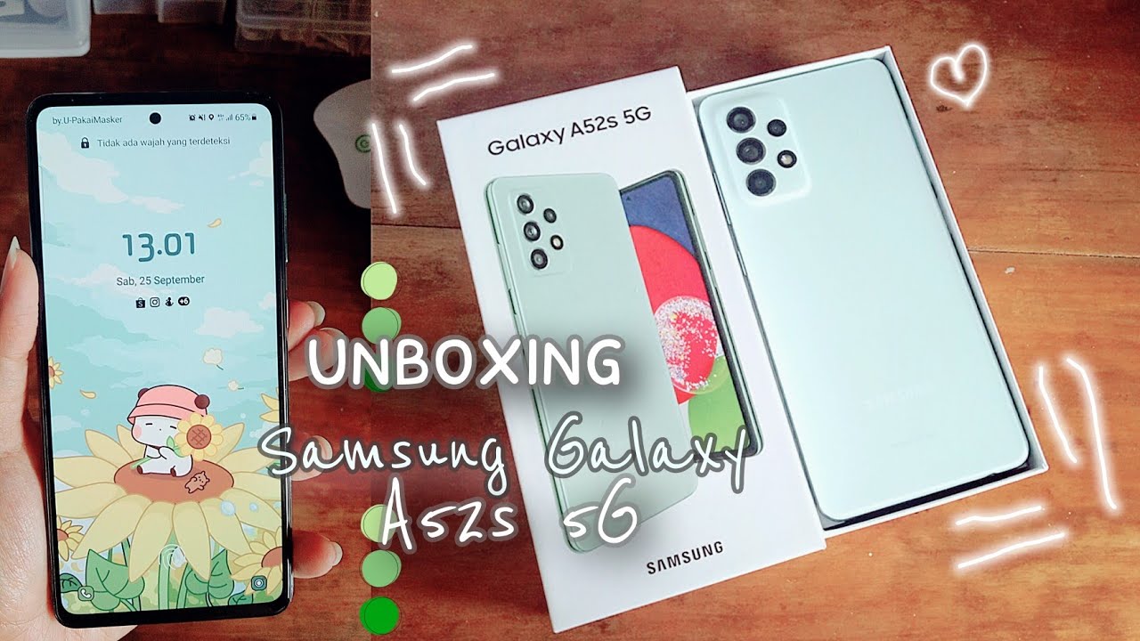 Samsung Galaxy A52s 5G Aesthetic Unboxing Awesome Mint + Camera Test