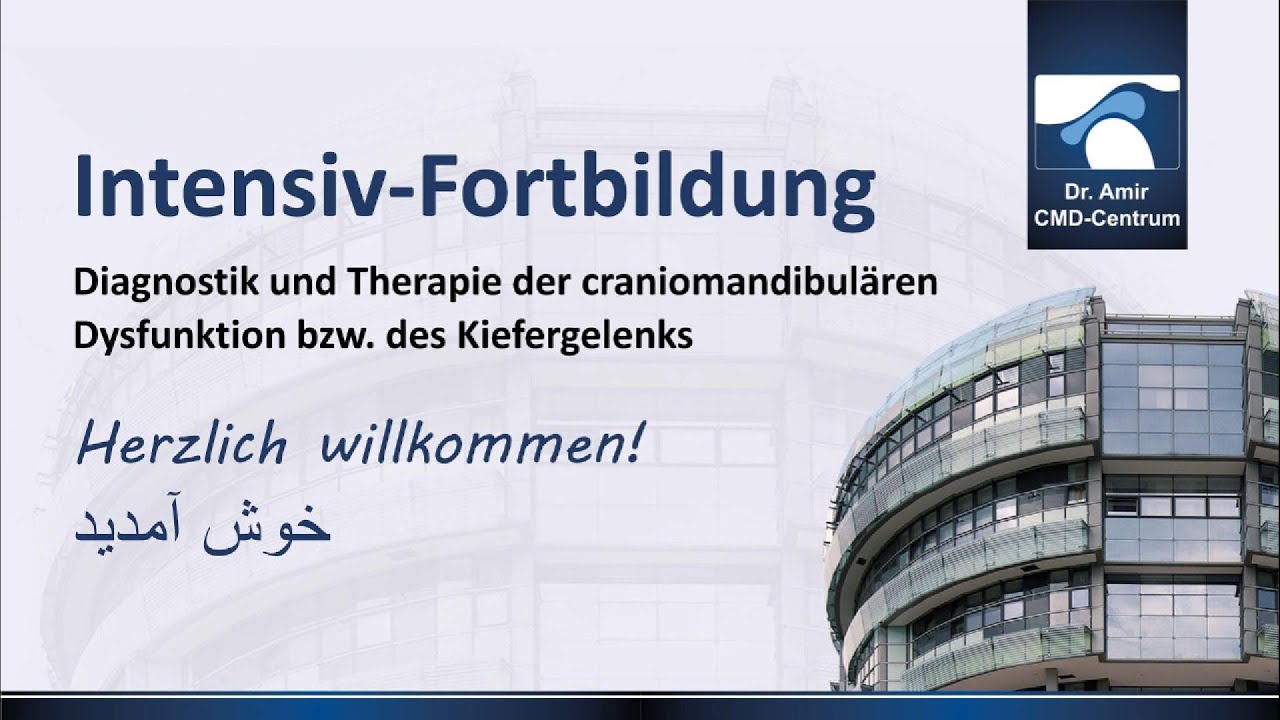 Intensivfortbildung Diagnostik & Therapie der craniomandibul&auml;ren Dysfunktion(CMD)/des Kiefergelenkes