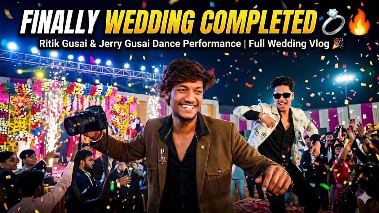 FINALLY SHADI HO GAI DHERADHUN SHADI WITH GUSAI FAMILY SPECIAL DANCE PERFORMANCE BY RITIK GUSAI🤣🤣🤣