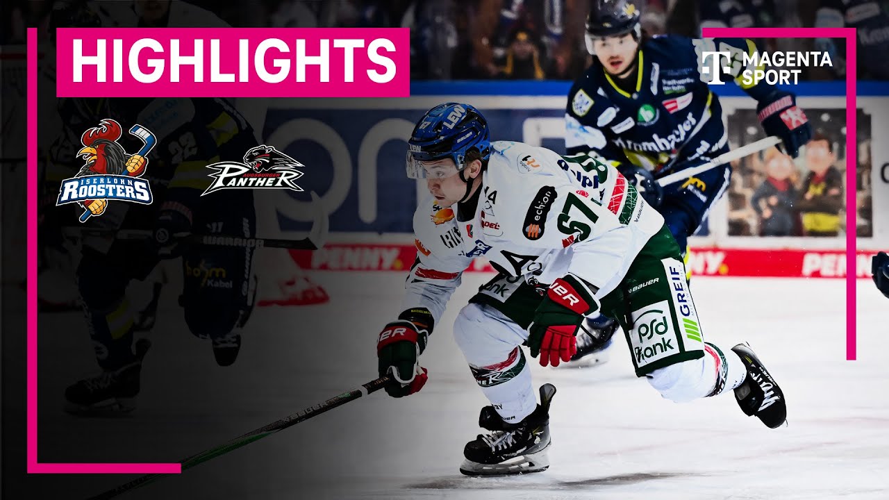 Iserlohn Roosters - Augsburger Panther | PENNY DEL | MAGENTA SPORT